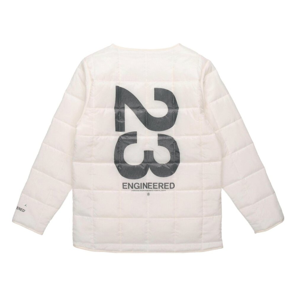 💙💖 Nike Jordan 23 Engineered White Puffer Jacket Parka Liner
